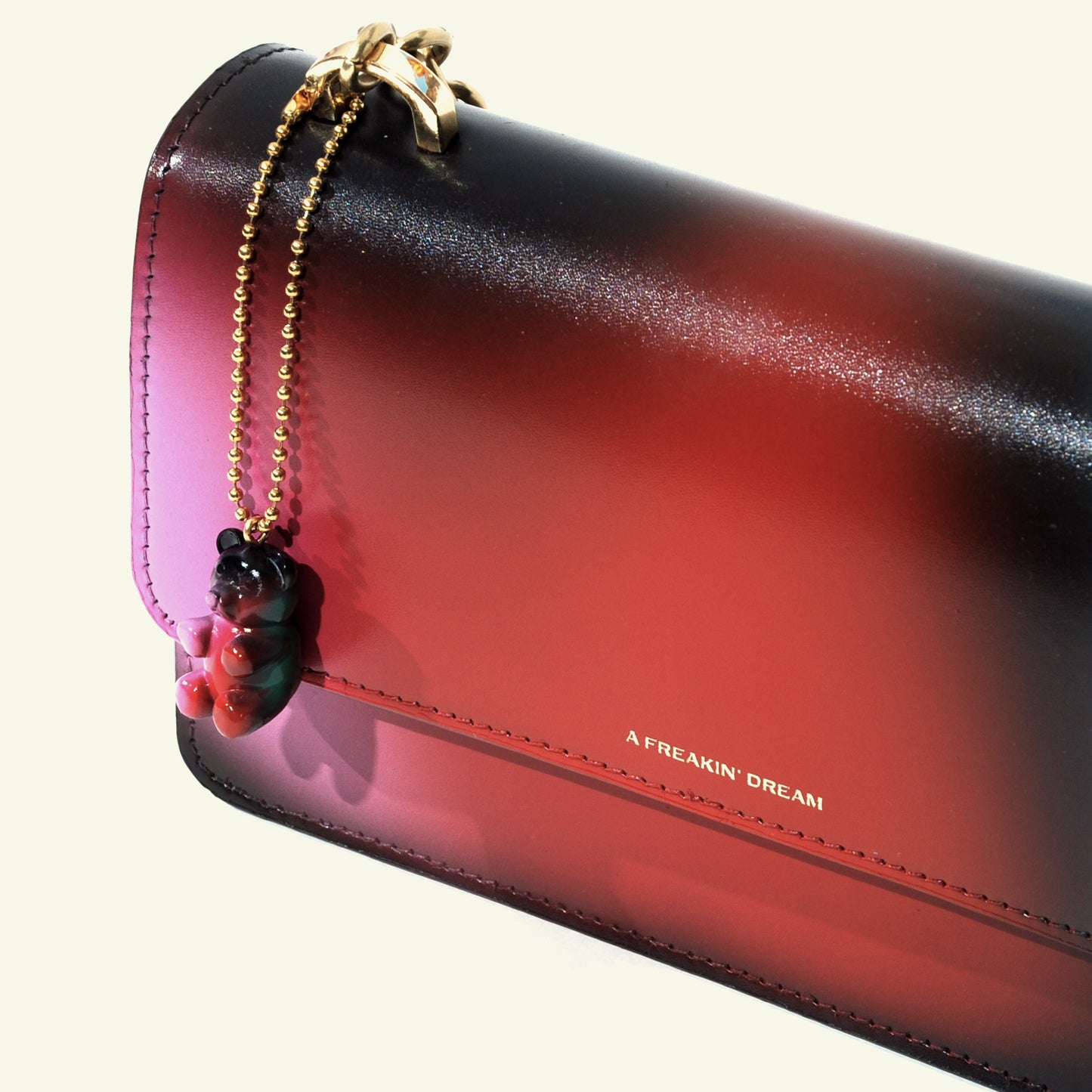 Brenda Bag in airbrushed leather "Colors match black"