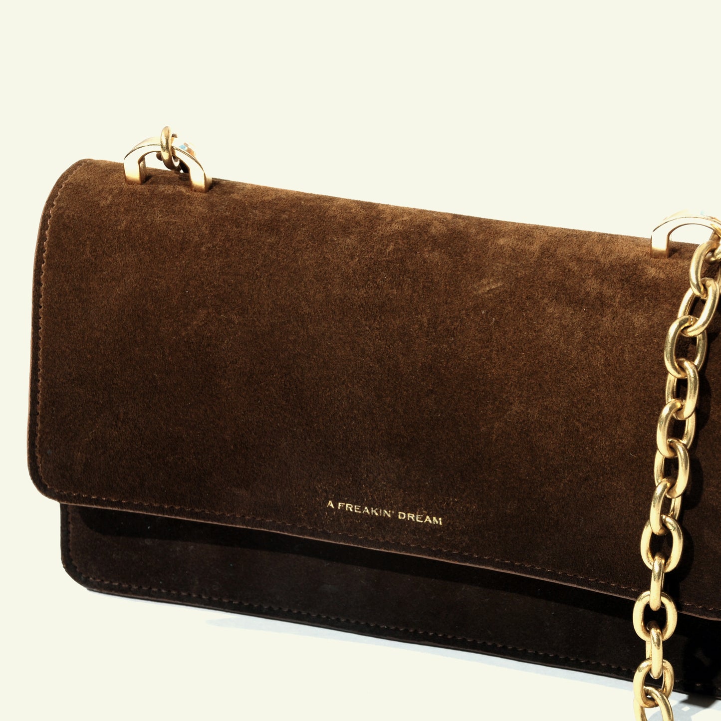 Brenda Bag in airbrushed suede "Burnt Wheat"