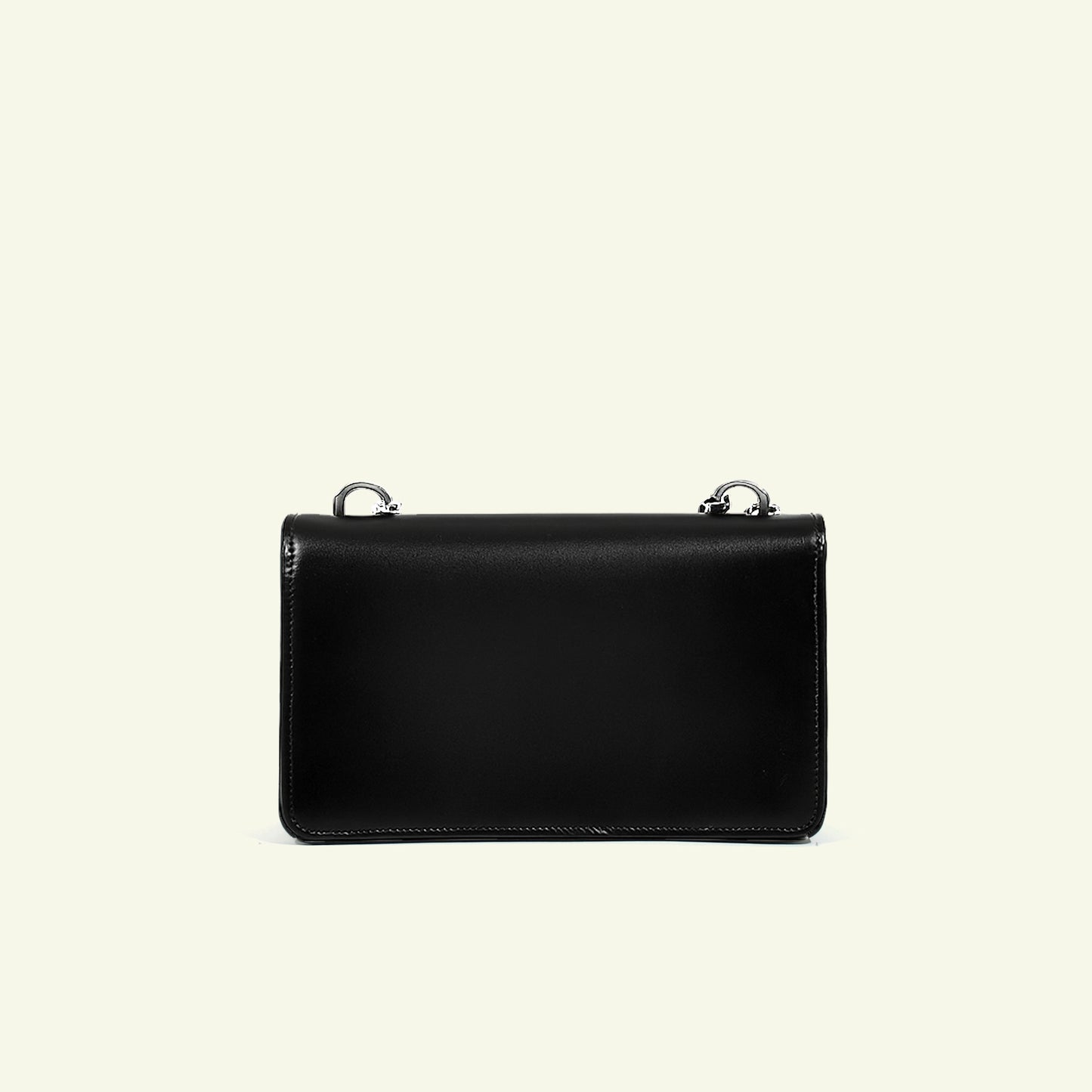 Borsa Brenda in pelle aerografata "Black #00000"