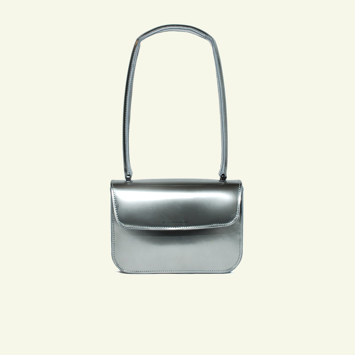 Tori Mini Bag in airbrushed leather "Chrome"