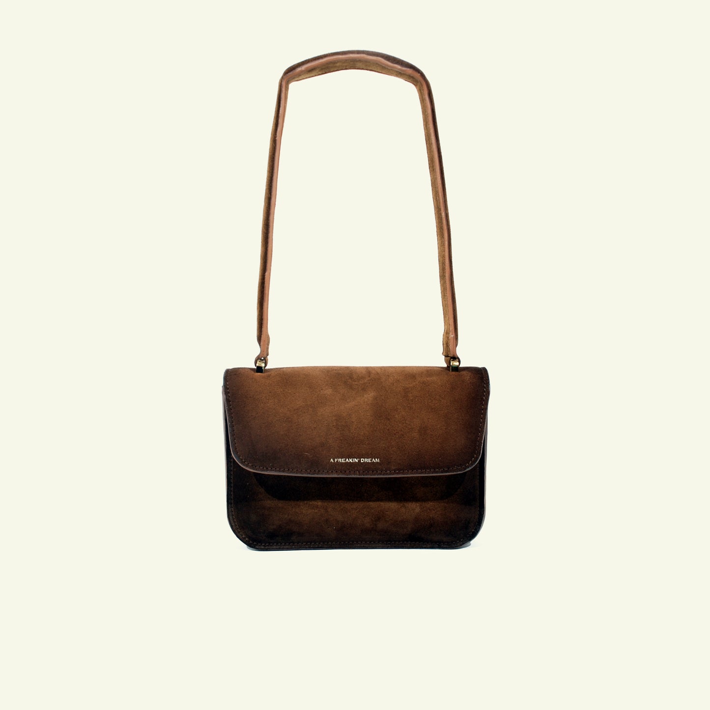 Tori Mini Bag in airbrushed Suede "Burnt Wheat"