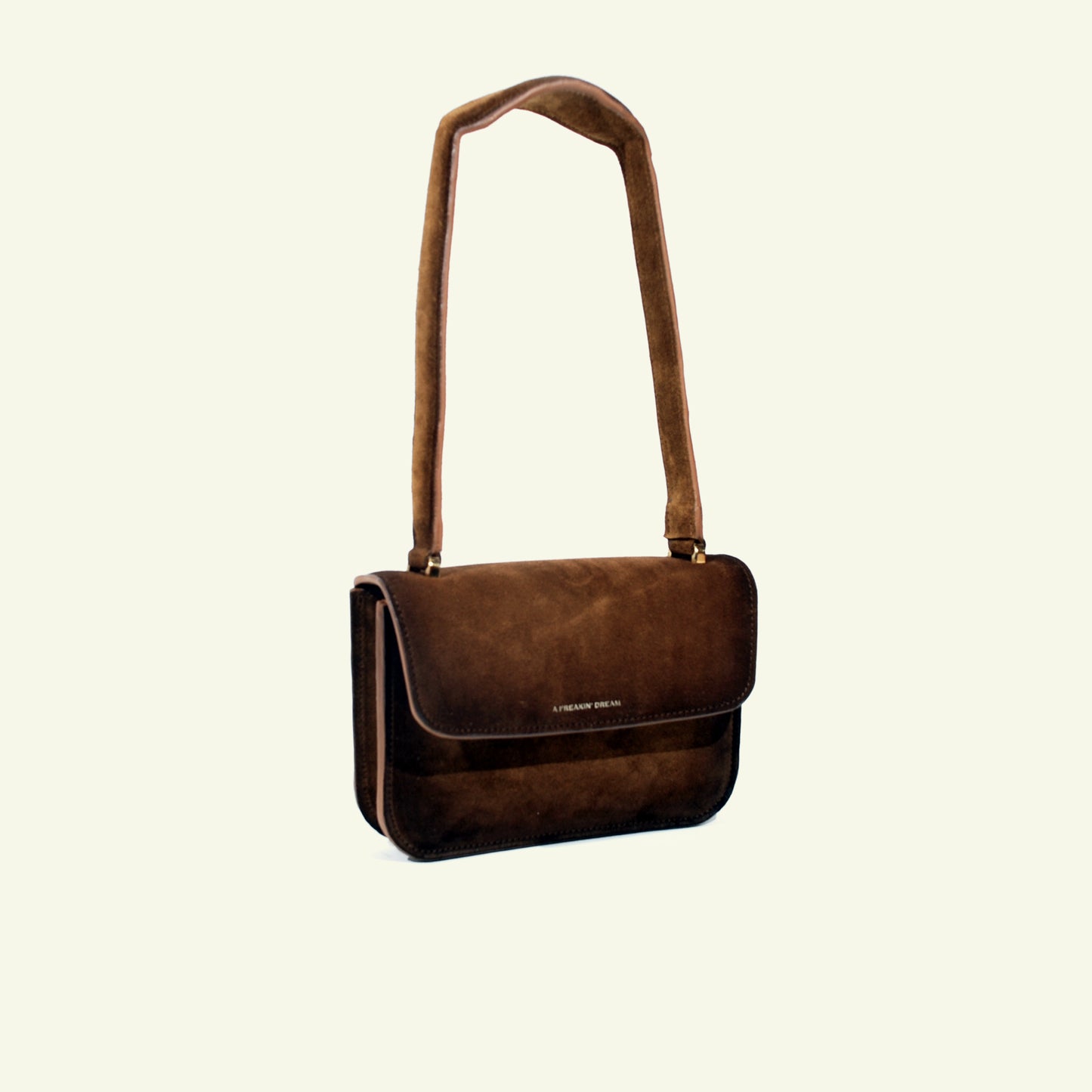 Tori Mini Bag in airbrushed Suede "Burnt Wheat"