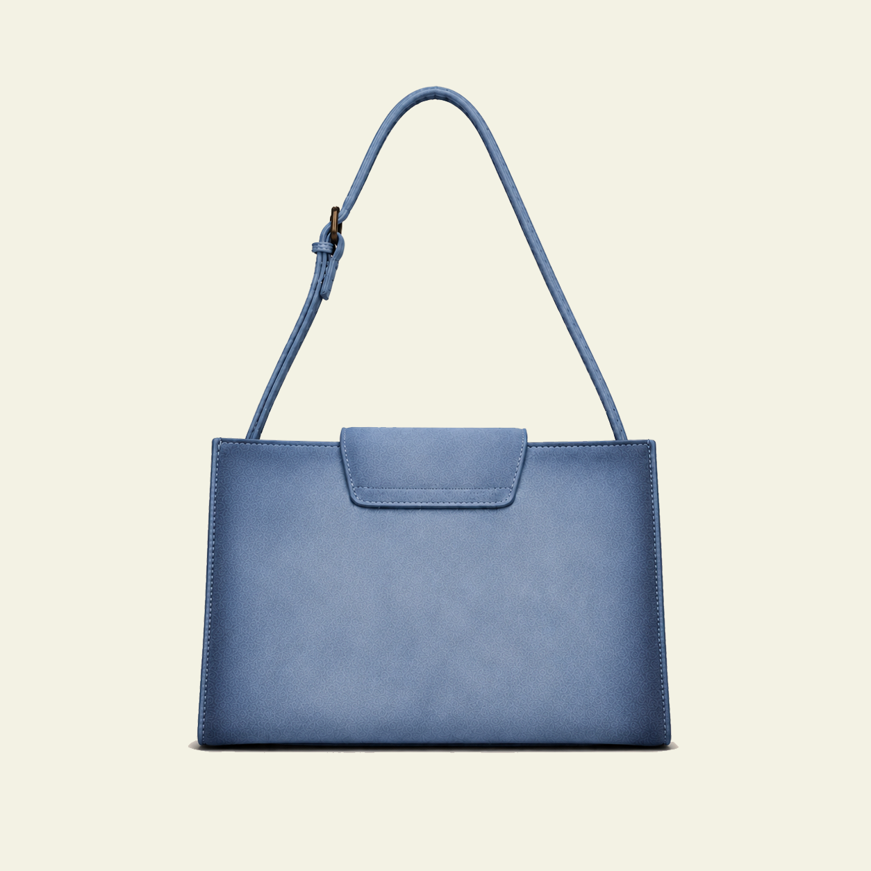 Pascale Mini Bag in airbrushed suede "Baby Blue"