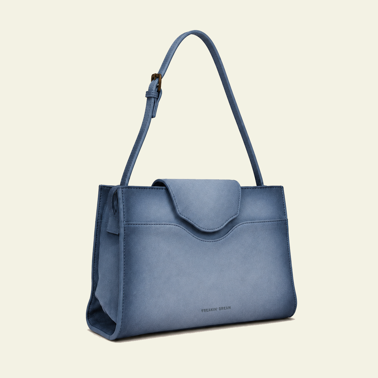 Pascale Mini Bag in airbrushed suede "Baby Blue"