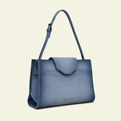Pascale Mini Bag in airbrushed suede "Baby Blue"