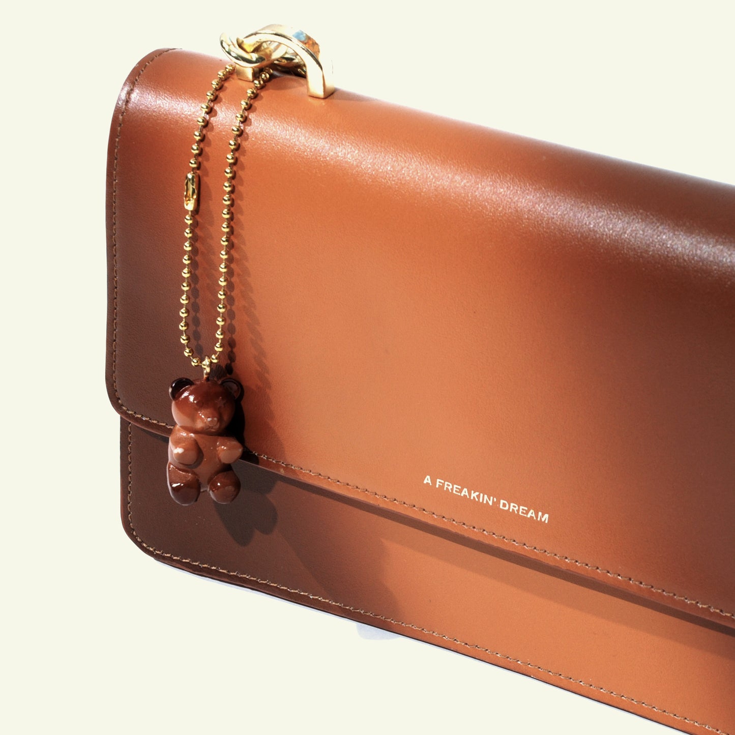 Brenda Bag in airbrushed leather "Burning sun on leather"