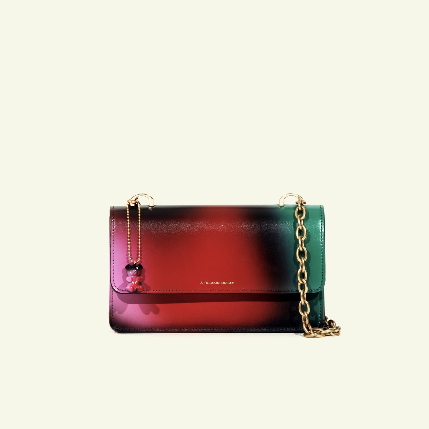 Brenda Bag in airbrushed leather "Colors match black"