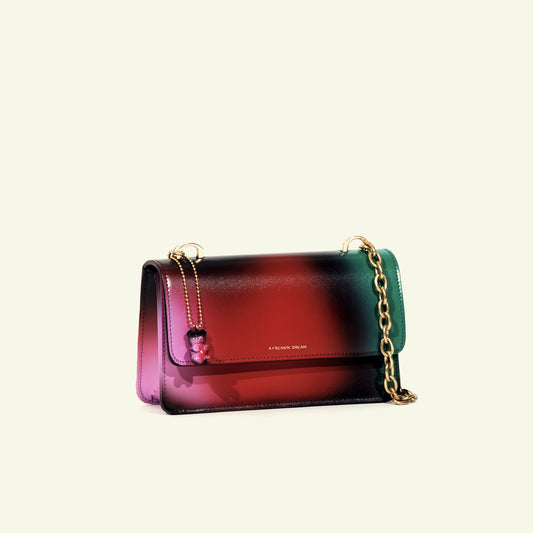 Brenda Bag in airbrushed leather "Colors match black"