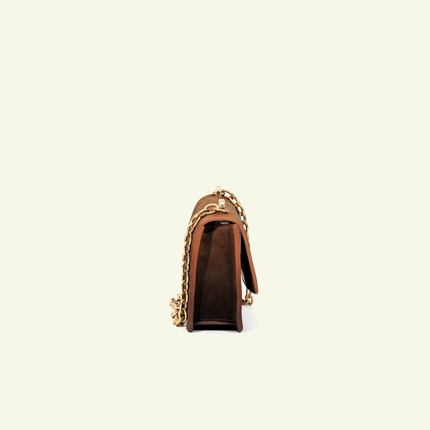Brenda Bag in airbrushed suede "Burnt Wheat"