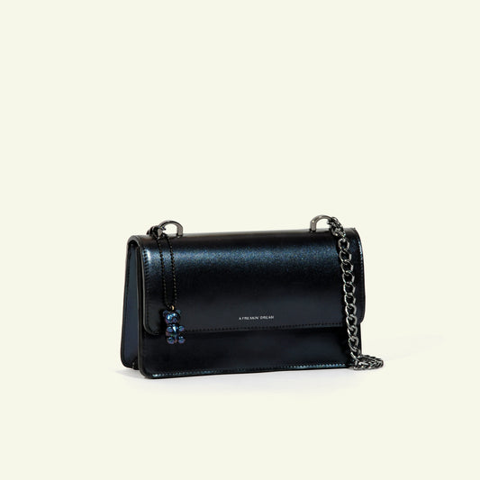 Brenda Bag in airbrushed leather "Iridescent oil"