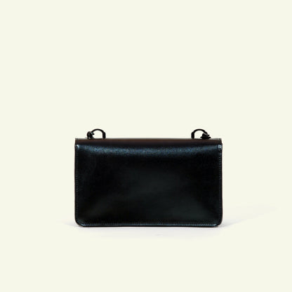 Brenda Bag in airbrushed leather "Iridescent oil"