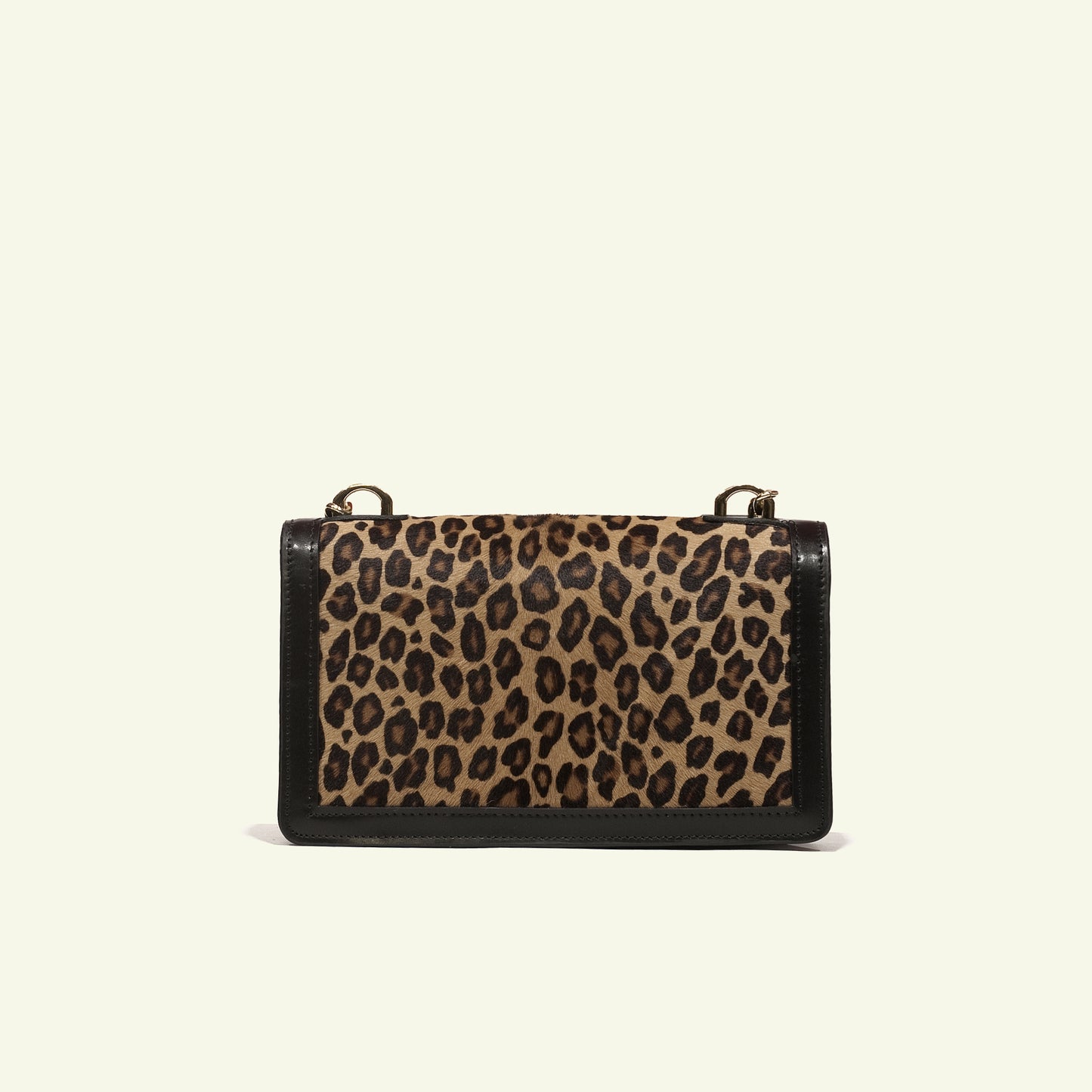 Borsa Brenda in Cavallino Leopardato & Vitello Nero