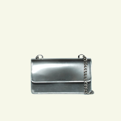 Brenda Bag in airbrushed leather "Chrome"