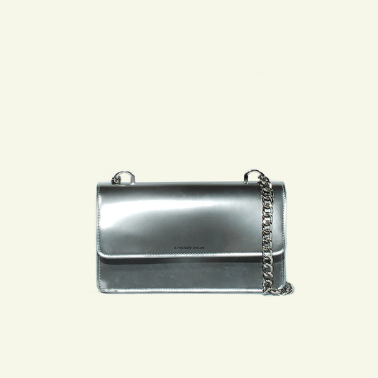 Brenda Bag in airbrushed leather "Chrome"