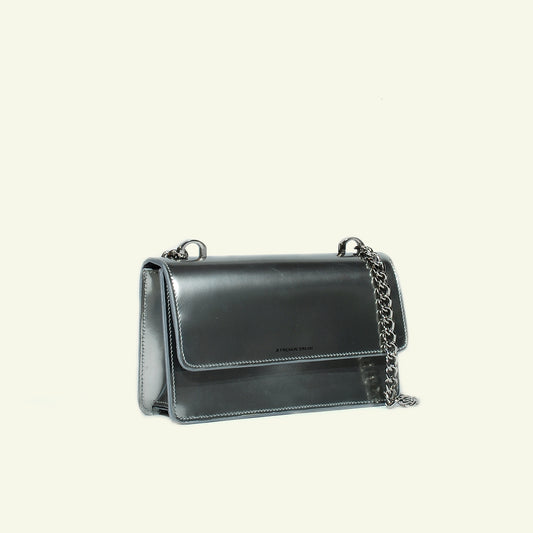 Brenda Bag in airbrushed leather "Chrome"