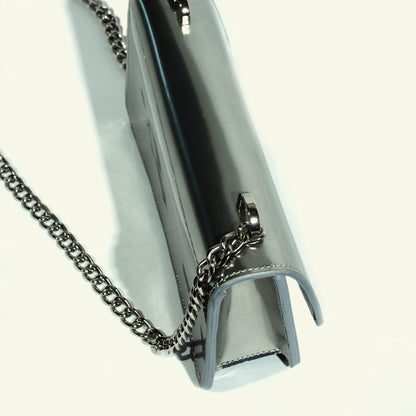 Brenda Bag in airbrushed leather "Chrome"