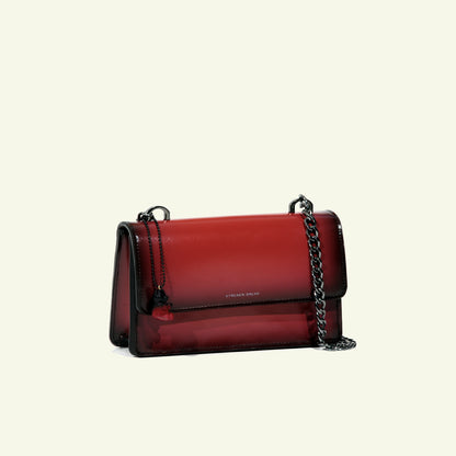 Brenda Bag in airbrushed leather "Lipstick"