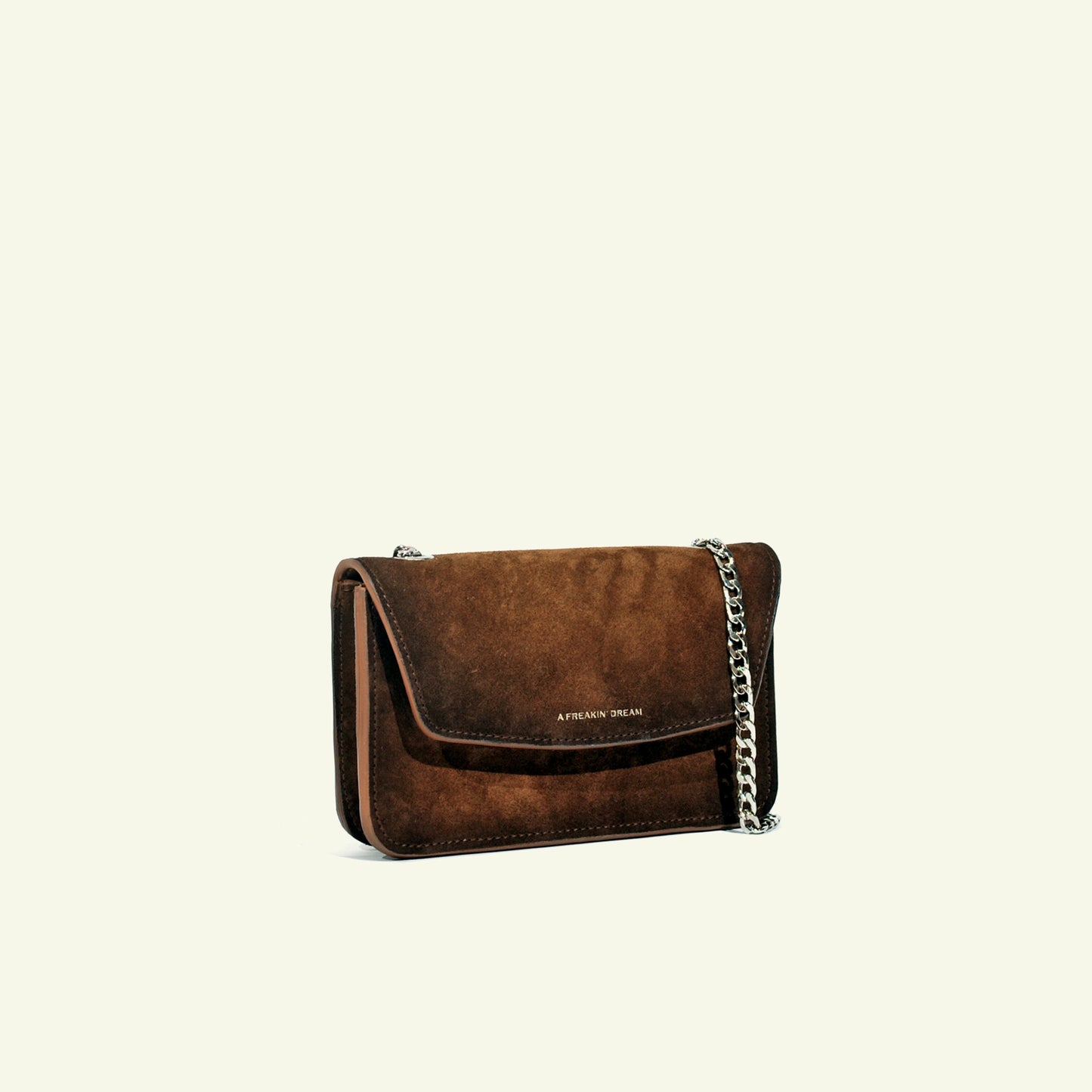 Gia Bag in airbrushed Suede "Burnt Wheat"