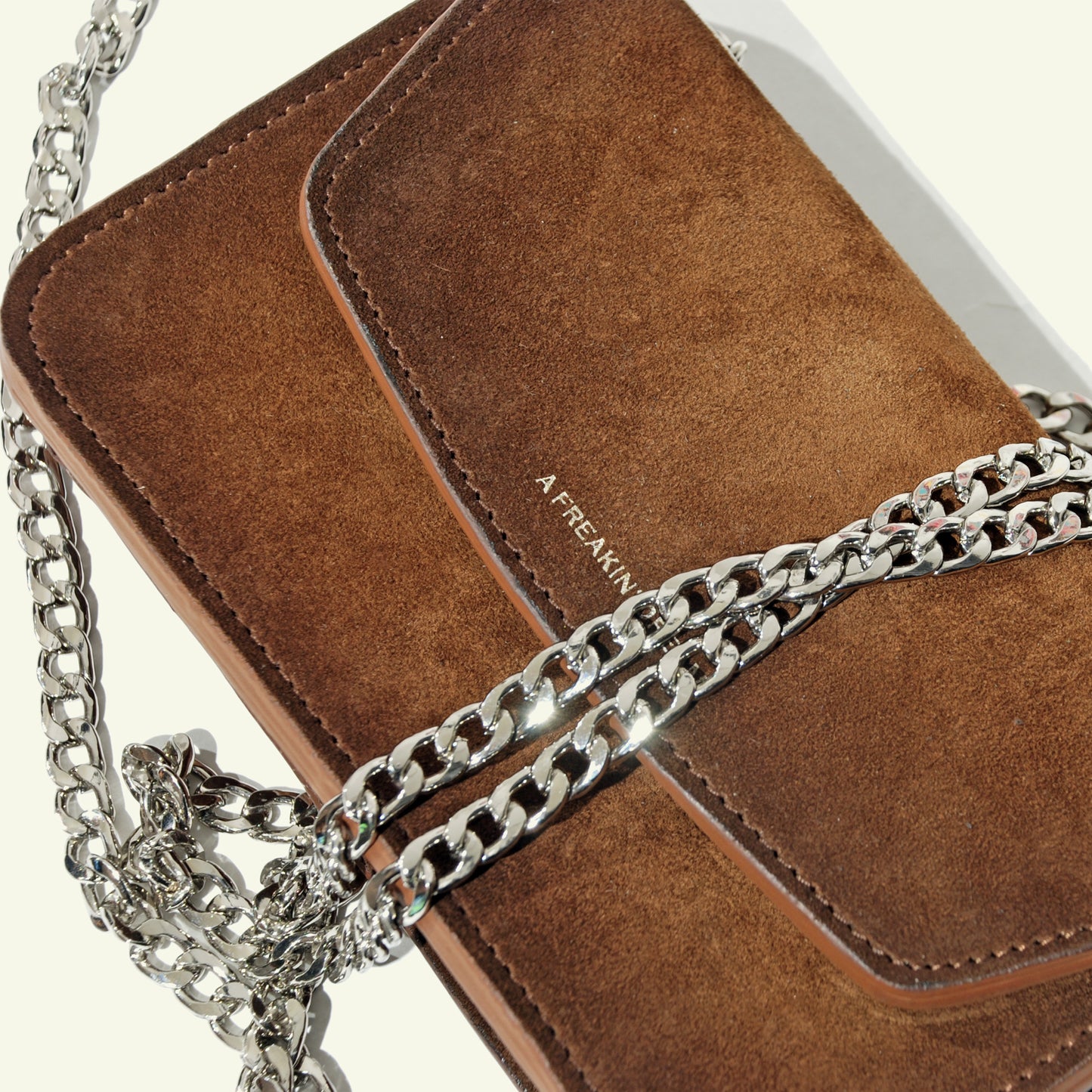Gia Bag in airbrushed Suede "Burnt Wheat"