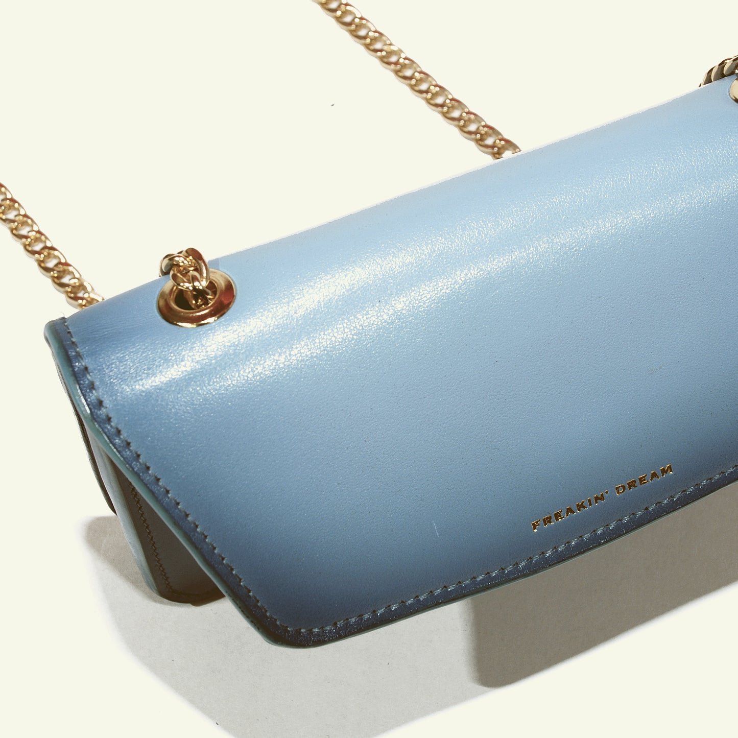 Borsa Gia in pelle aerografata "Cloudy Day"