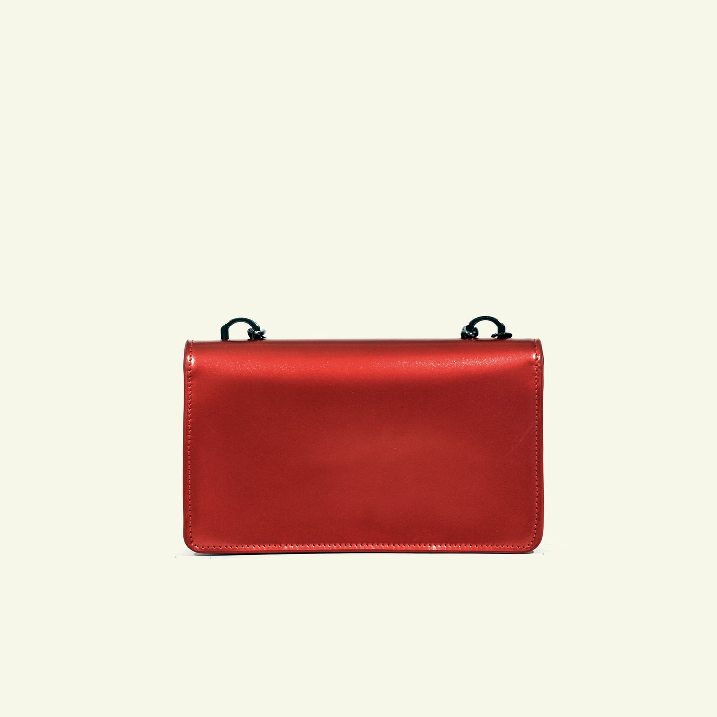 Brenda Bag in airbrushed leather "Flame Red"