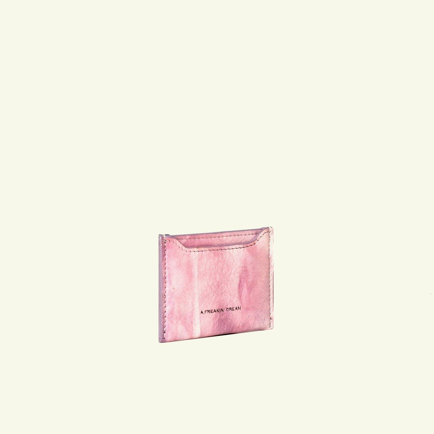 Card holder in airbrushed calfskin "Skin"