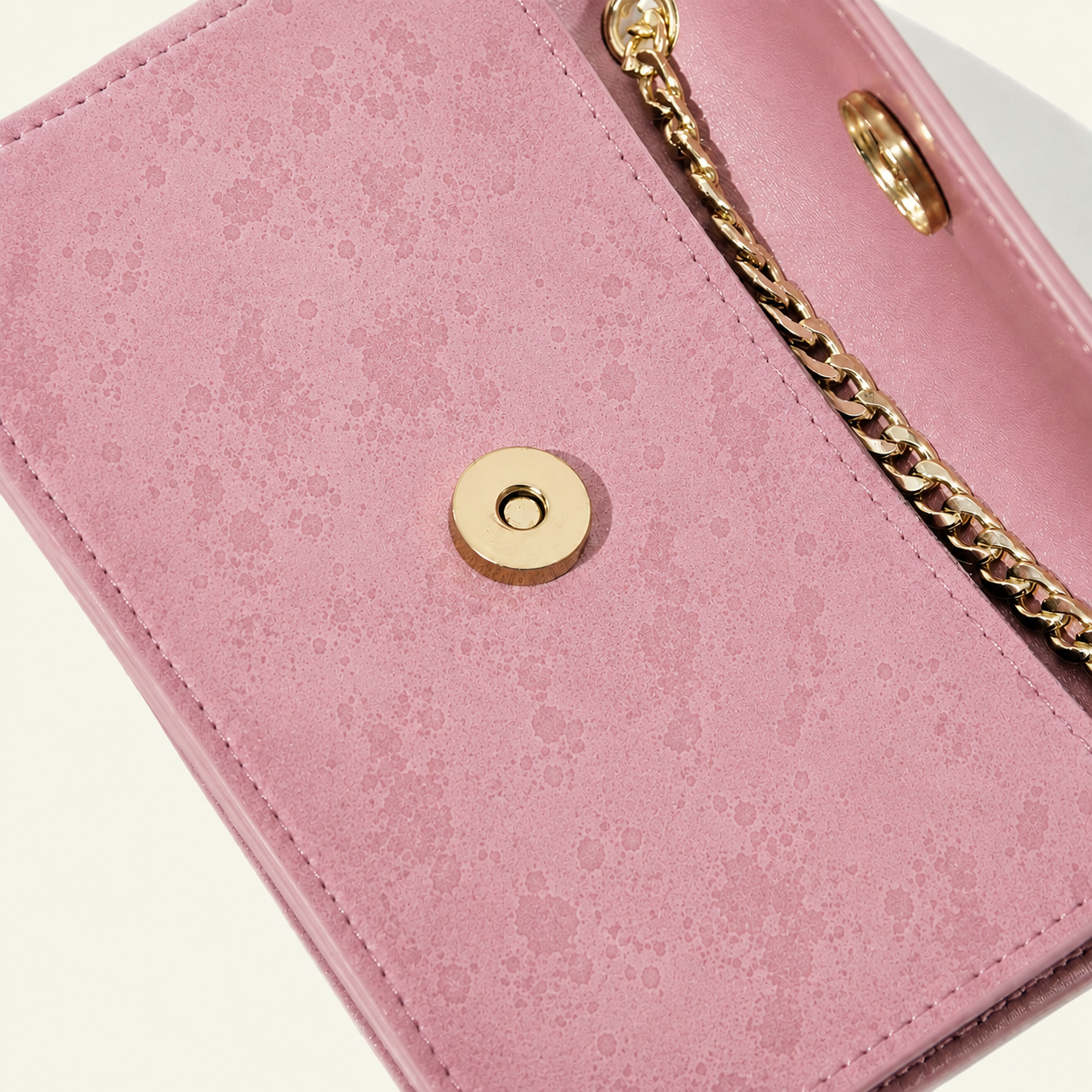 Gia Bag in airbrushed Suede "Pink Stains"