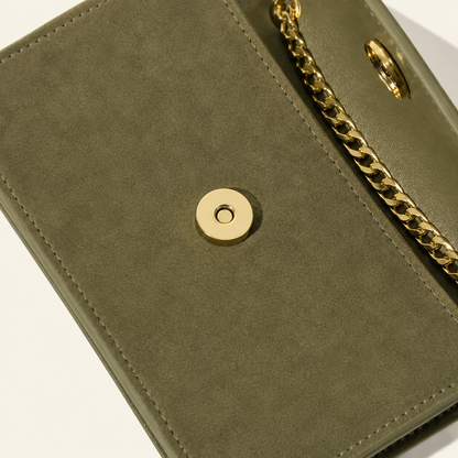 Sac Gia en suede aérographié “Burnt Wheat”