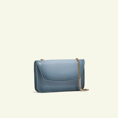 Borsa Gia in pelle aerografata "Cloudy Day"