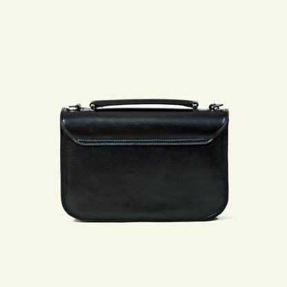 Borsa Tori in pelle di vitello "Nero #00000"