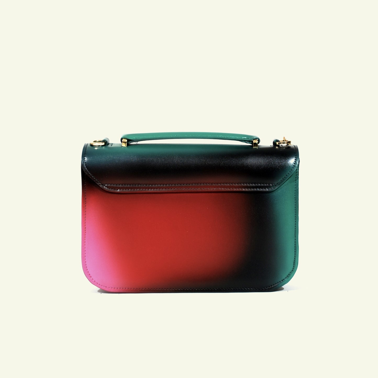 Tori bag in airbrushed leather "Colors Match Black"