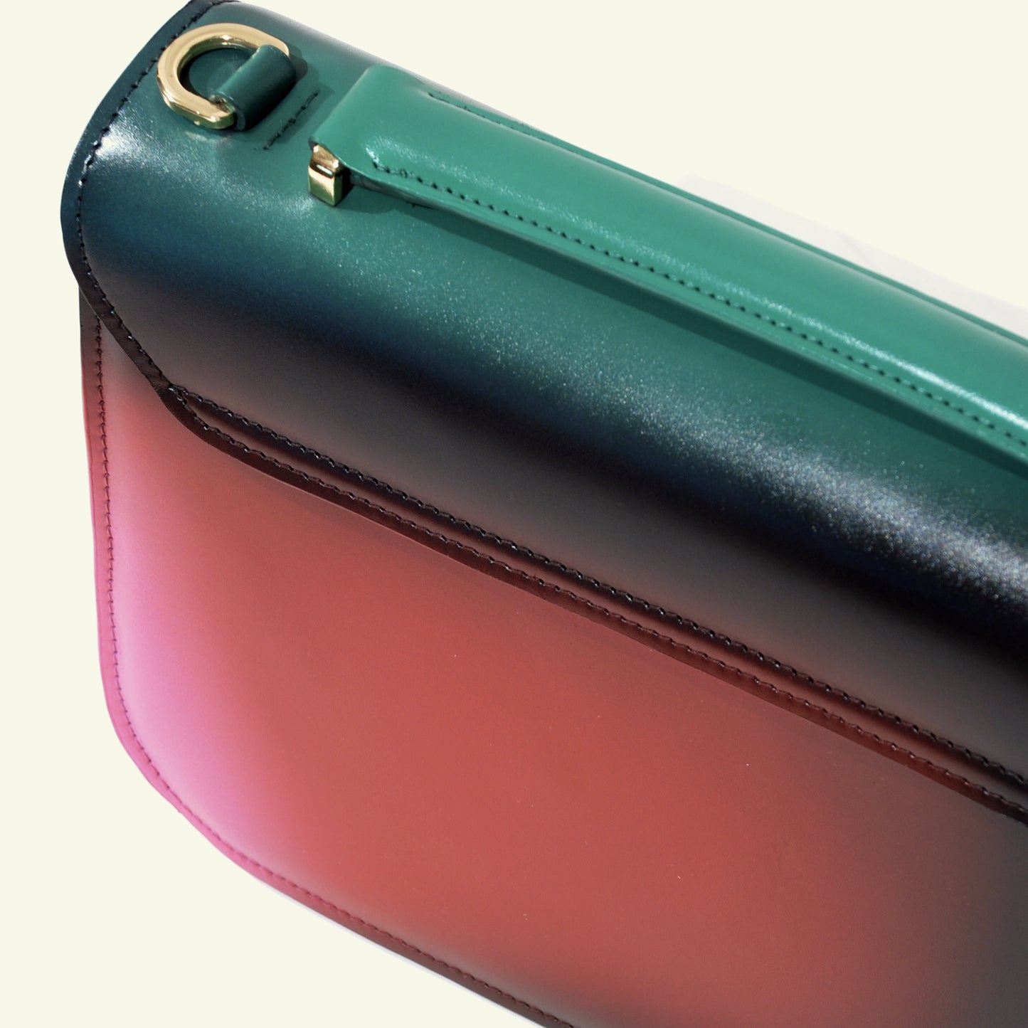 Tori bag in airbrushed leather "Colors Match Black"