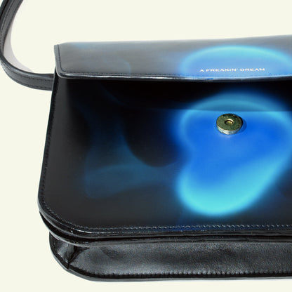 Tori bag in airbrushed leather "Electrons"