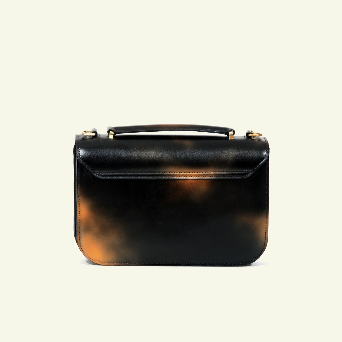 Tori bag in airbrushed leather "Rust"