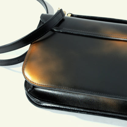 Tori bag in airbrushed leather "Rust"