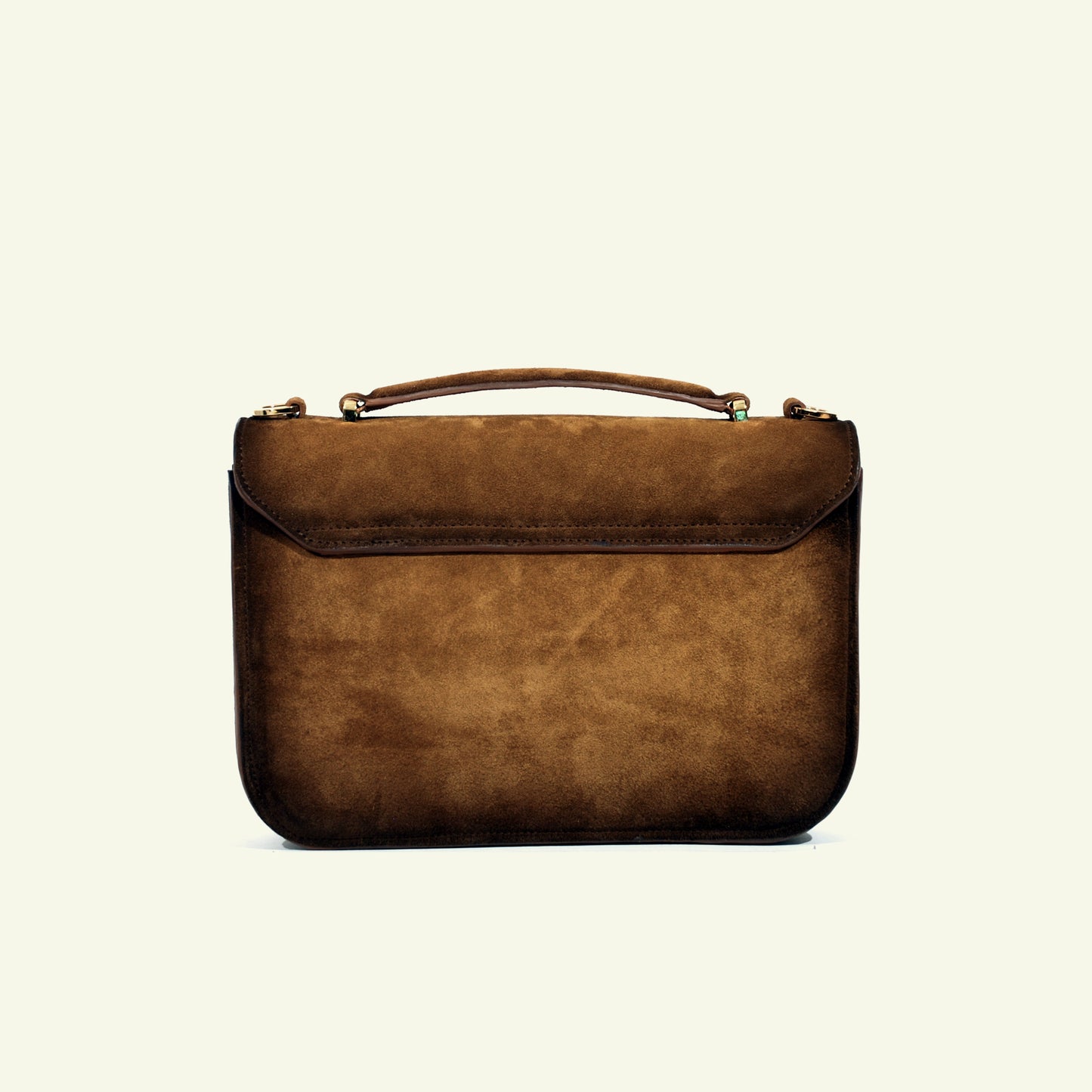 Tori bag in airbrushed Suede "Burnt Wheat"
