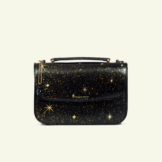 Tori bag in airbrushed leather "Sky Full Of Stars"