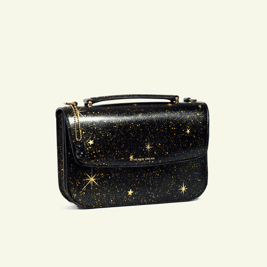 Tori bag in airbrushed leather "Sky Full Of Stars"
