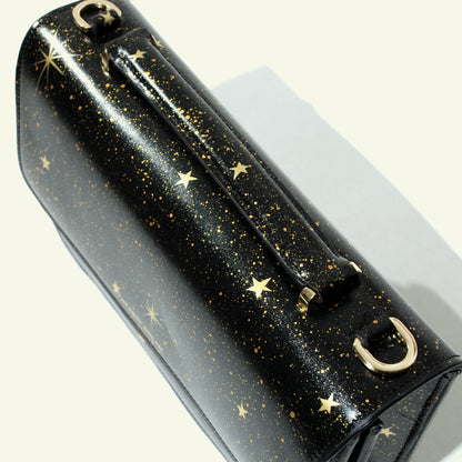 Tori bag in airbrushed leather "Sky Full Of Stars"