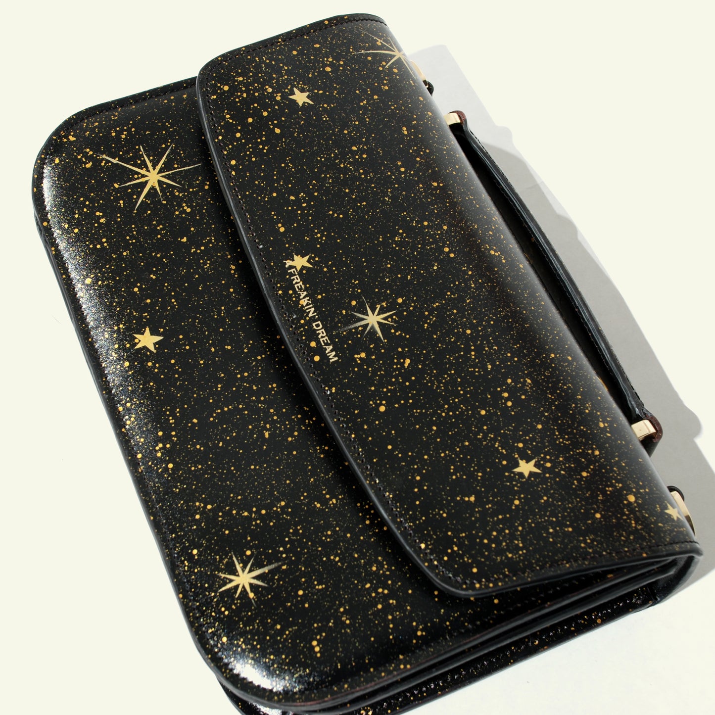 Tori bag in airbrushed leather "Sky Full Of Stars"