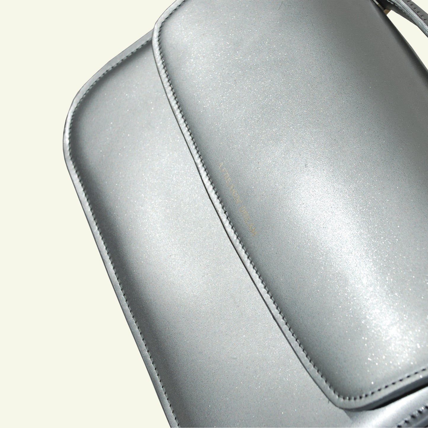 Tori bag in airbrushed leather "Steel"