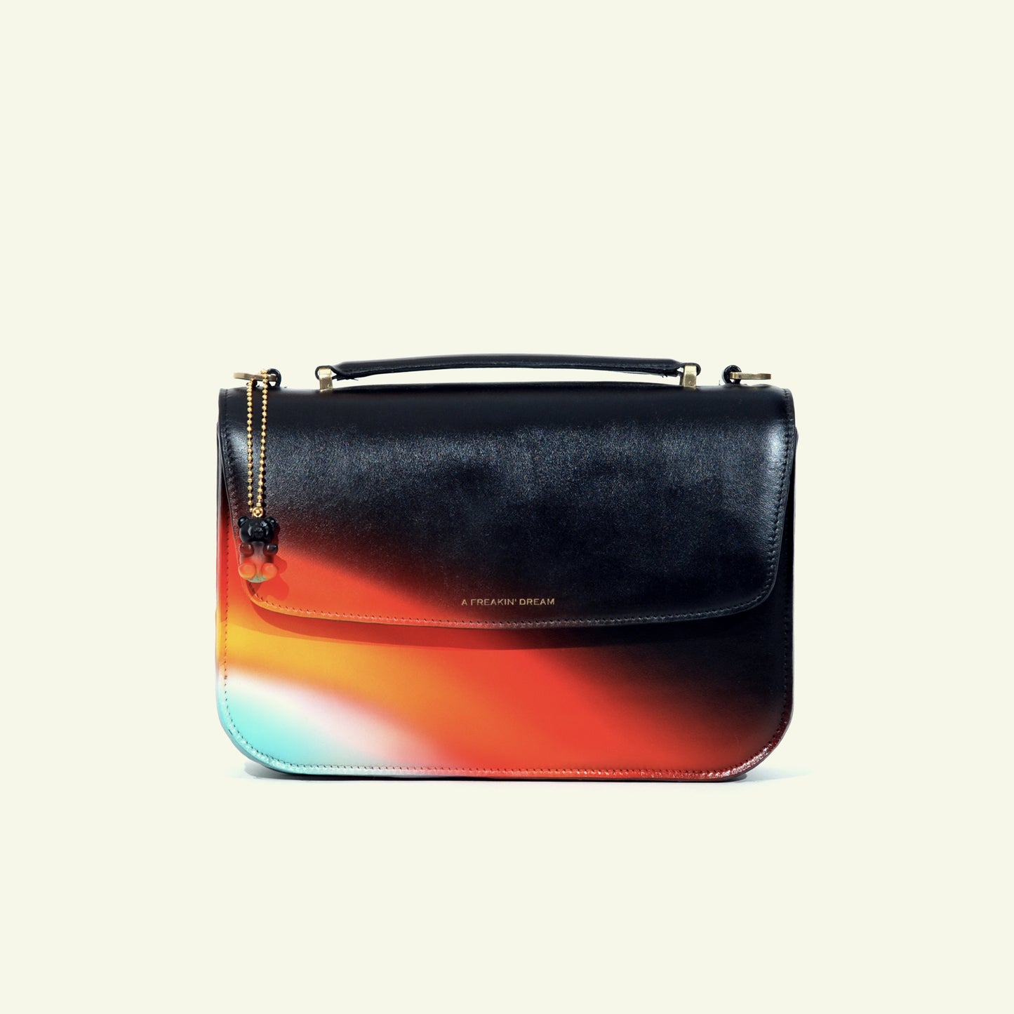 Tori Bag in airbrushed leather "Traffic lights"