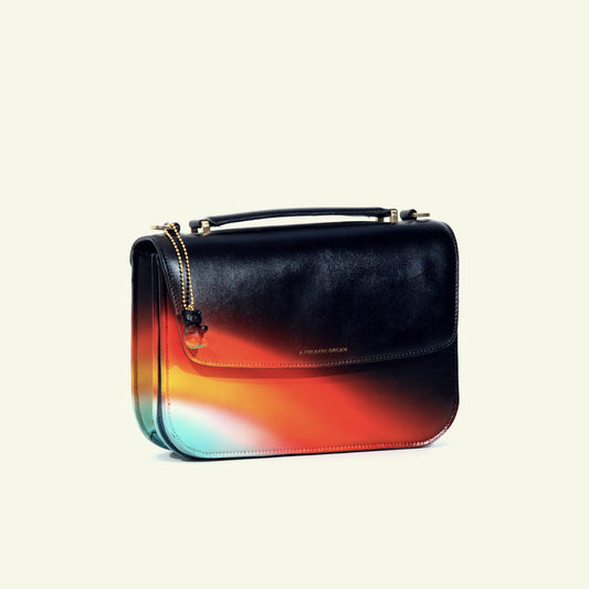 Tori Bag in airbrushed leather "Traffic lights"