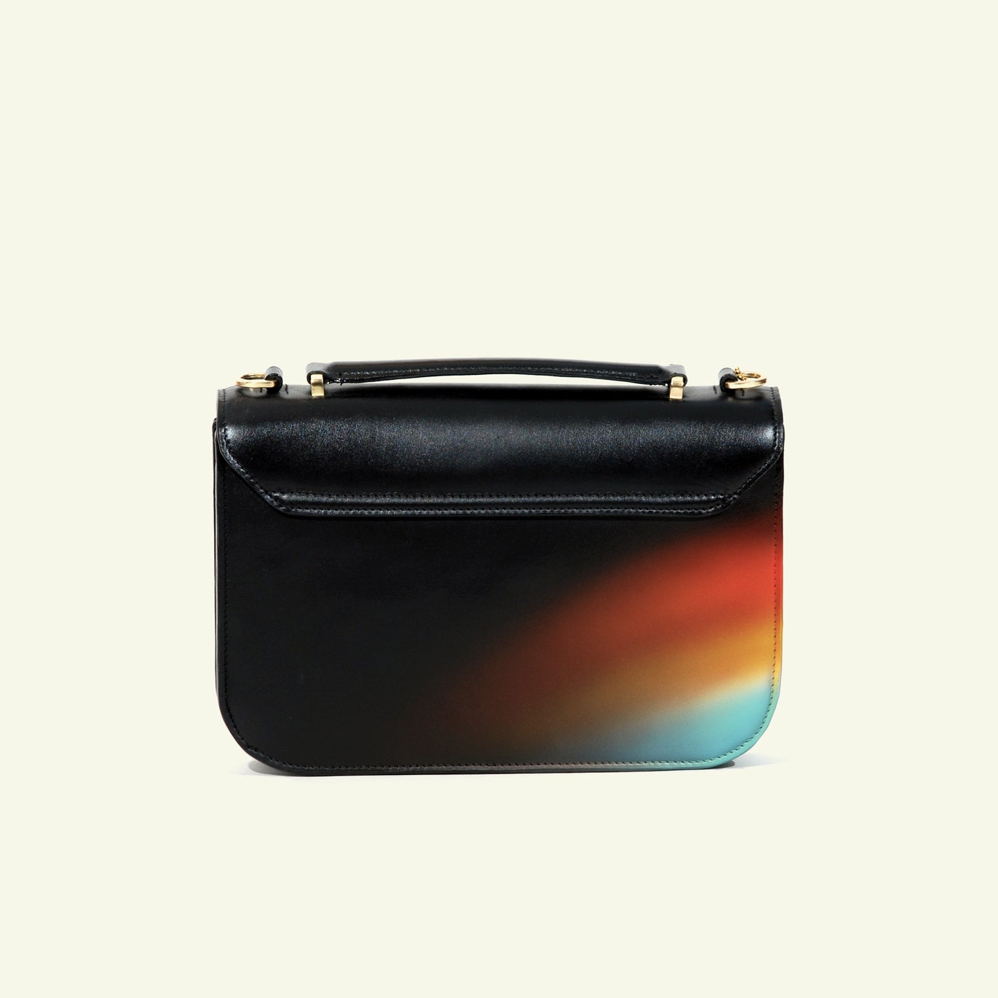Tori Bag in airbrushed leather "Traffic lights"