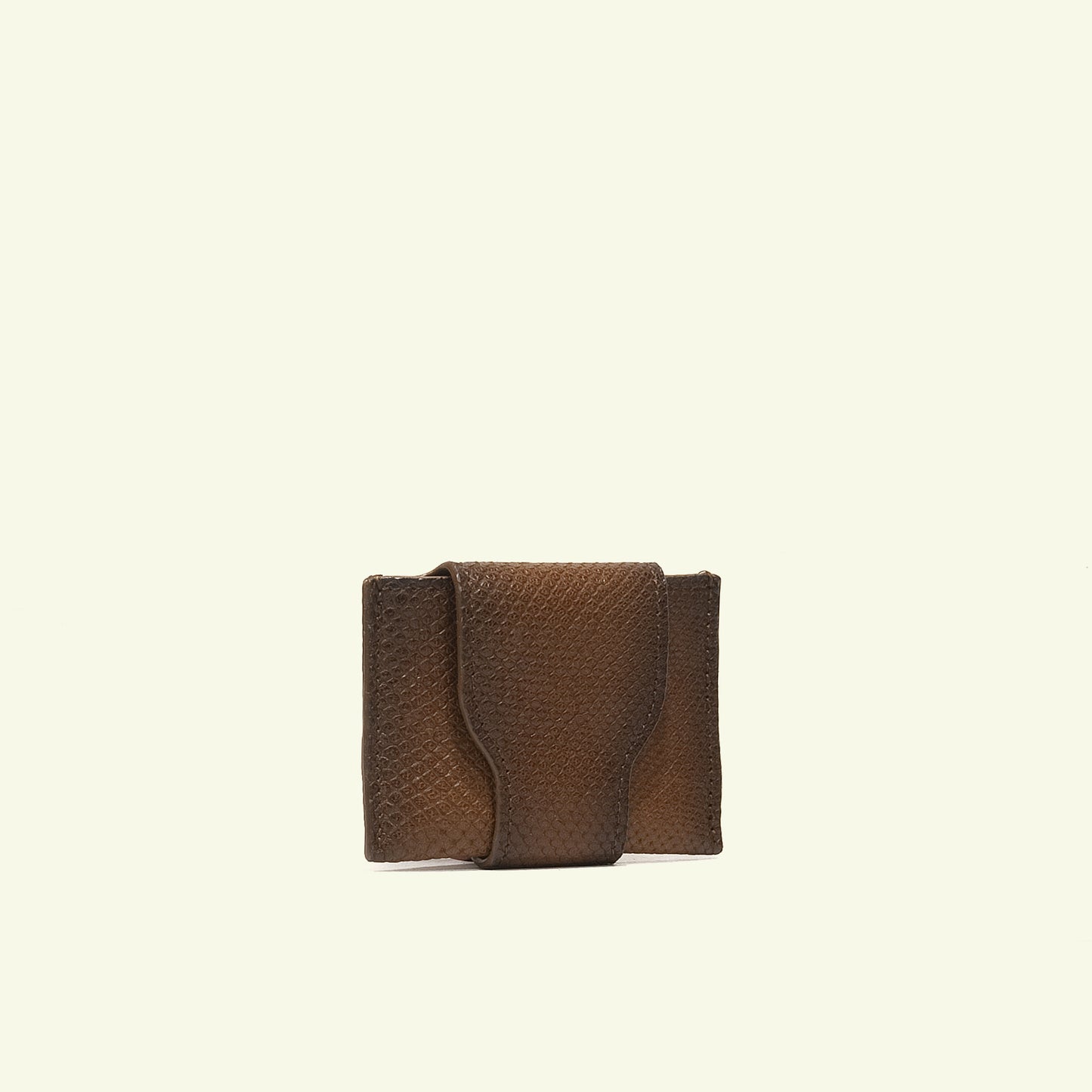 Portafoglio in Vitello Aerografato “Caramel Reptile”