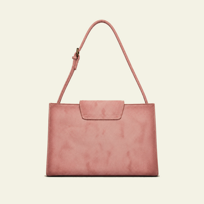 Pascale Mini Bag in airbrushed suede "Pink Stains"