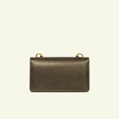 Brenda Bag in airbrushed leather "Warm Gold"