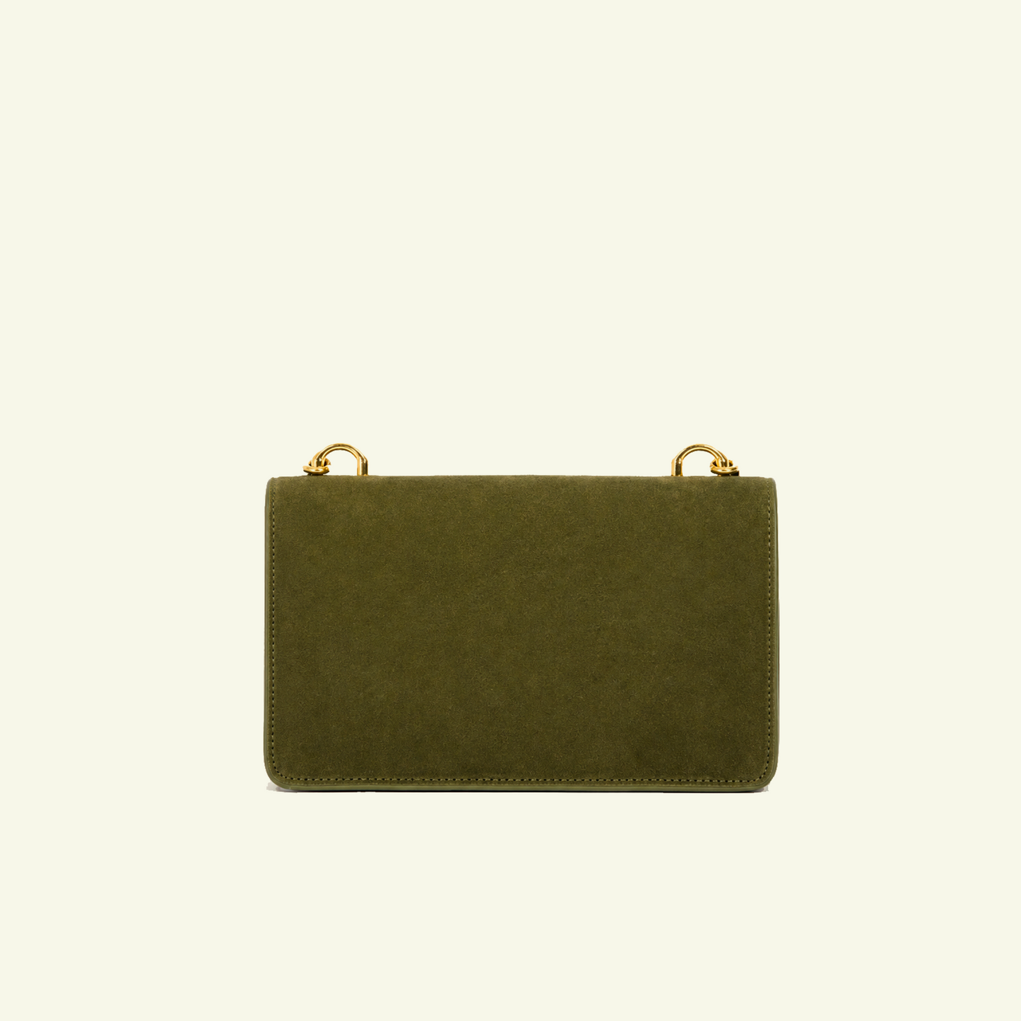 Brenda Bag aus airbrush-bemaltem Kalbsveloursleder “Burnt Wheat”
