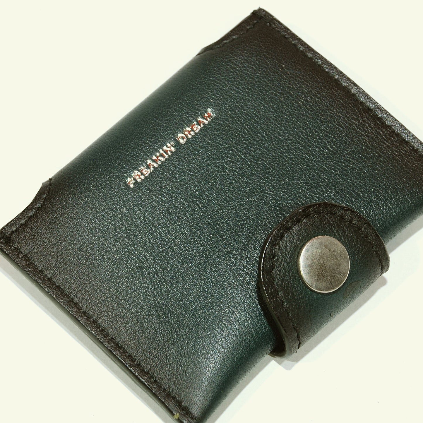 Portafoglio in Vitello Aerografato “Forest Green”
