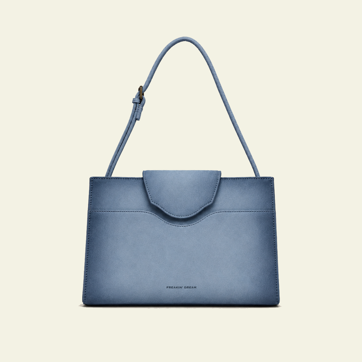 Pascale Mini Bag in airbrushed suede "Baby Blue"